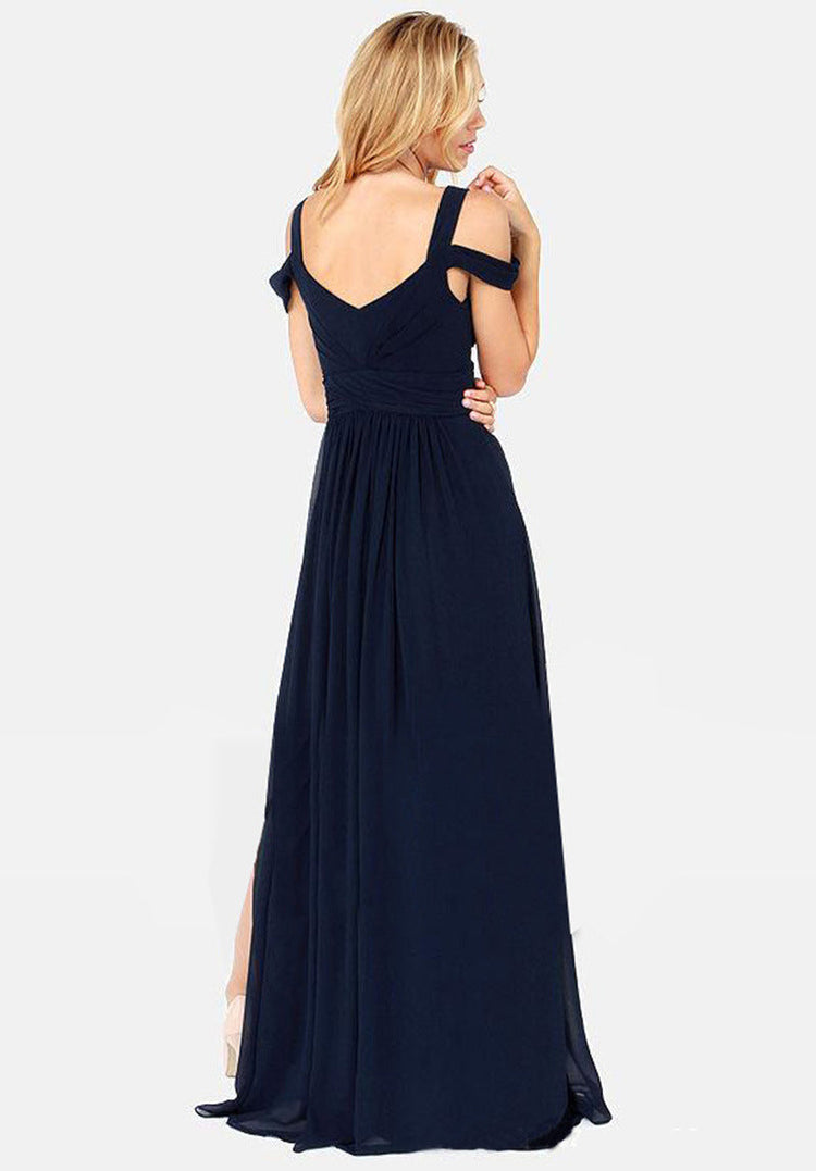 Robe Plissée Impériale – Élégance Grecque Longueur Sol