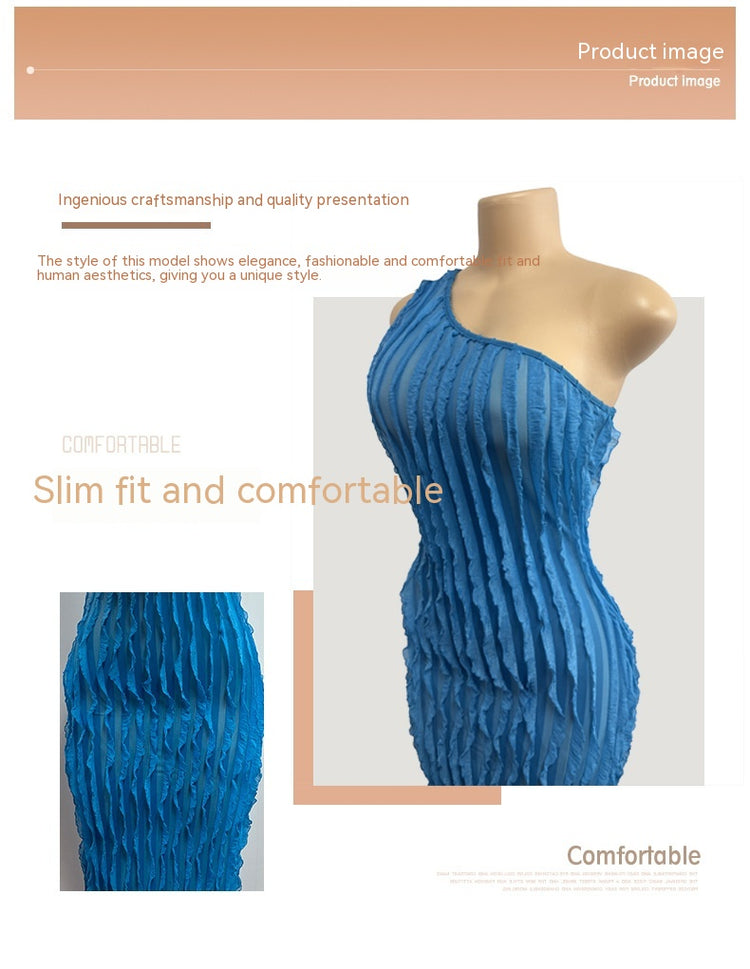 Robe Obsidienne — Robe Fourreau Dos Nu Taille Haute Sans Manches